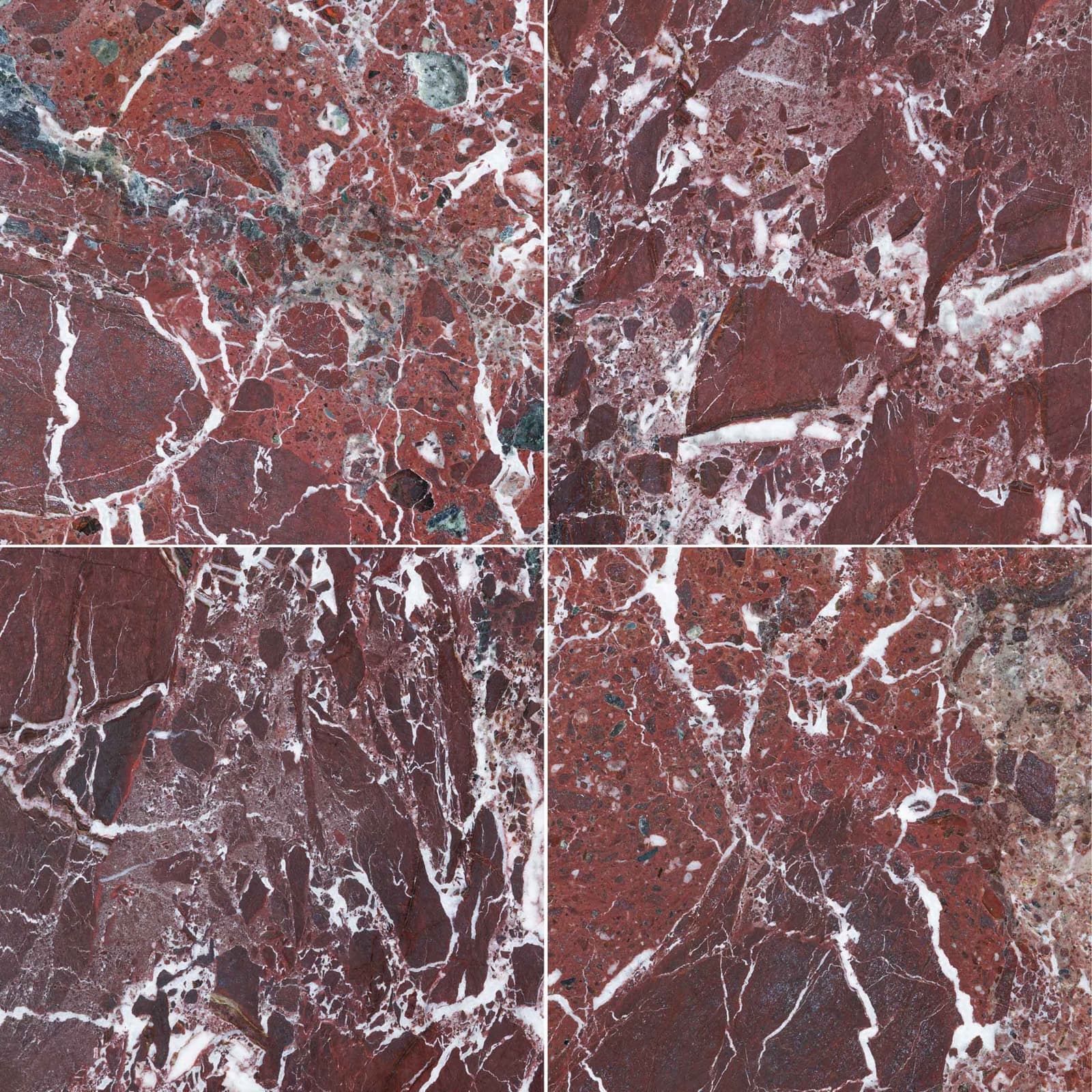 Burgundy marble tile sample